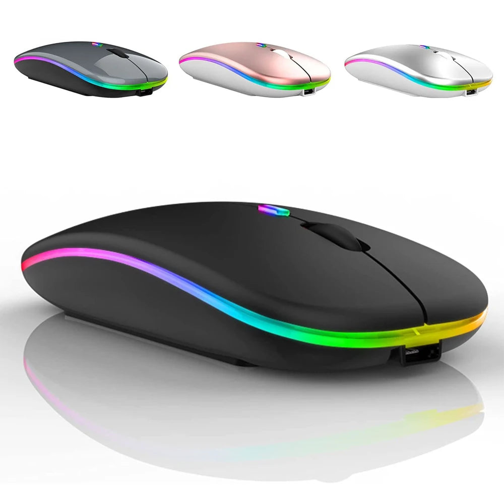Wireless RGB LED Mouse