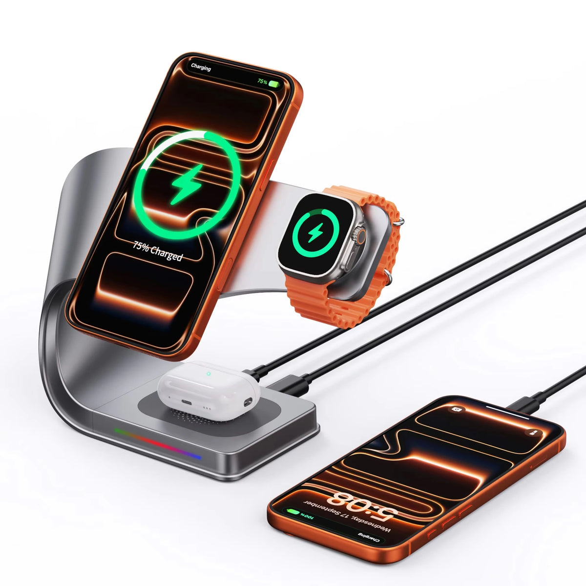 4-in-1 Magnetic Wireless Charging Station