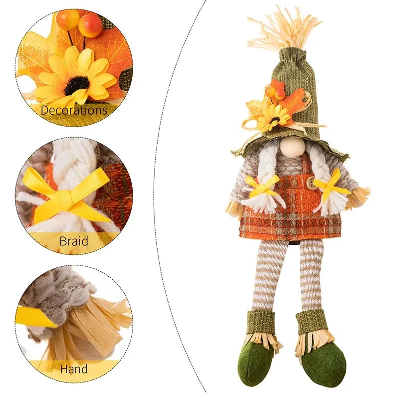 Thanksgiving Scarecrow Gnome