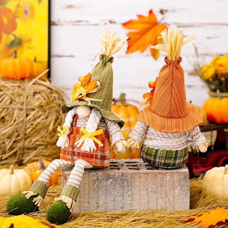 Thanksgiving Scarecrow Gnome