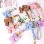 Bowknot Dog Collar & Leash Set