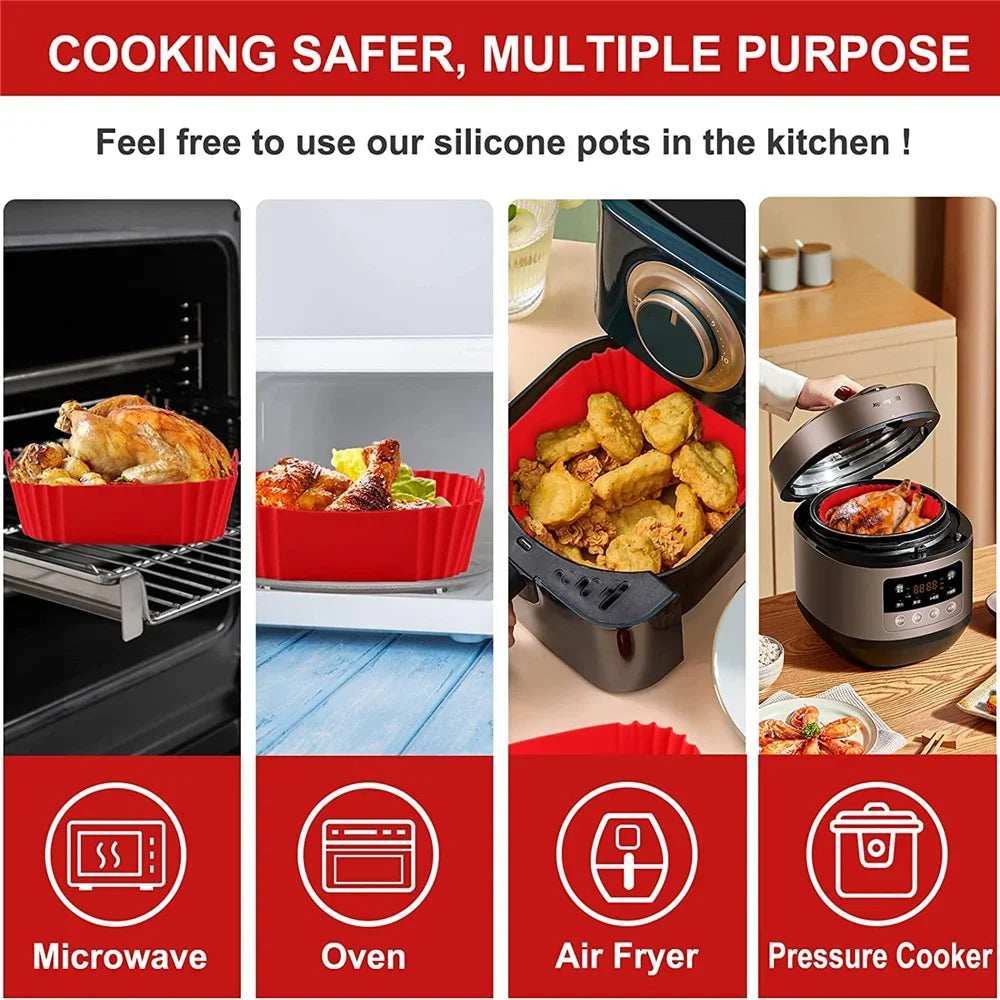 Reusable Silicone Air Fryer Liner & Baking Mat