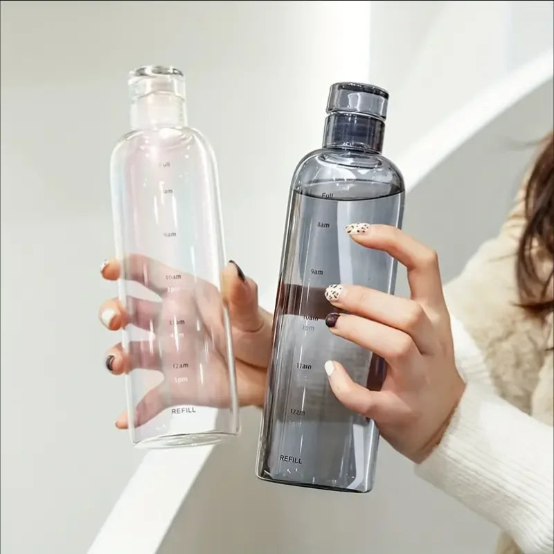 500ml Water Bottle with Time Markers