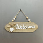 Welcome Home Wooden Bow Sign