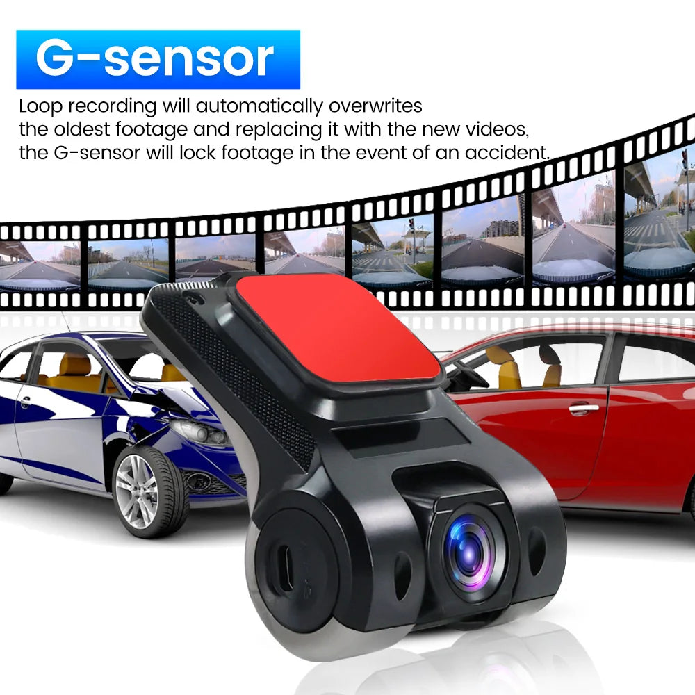 170° Wide-Angle ADAS Dash Cam