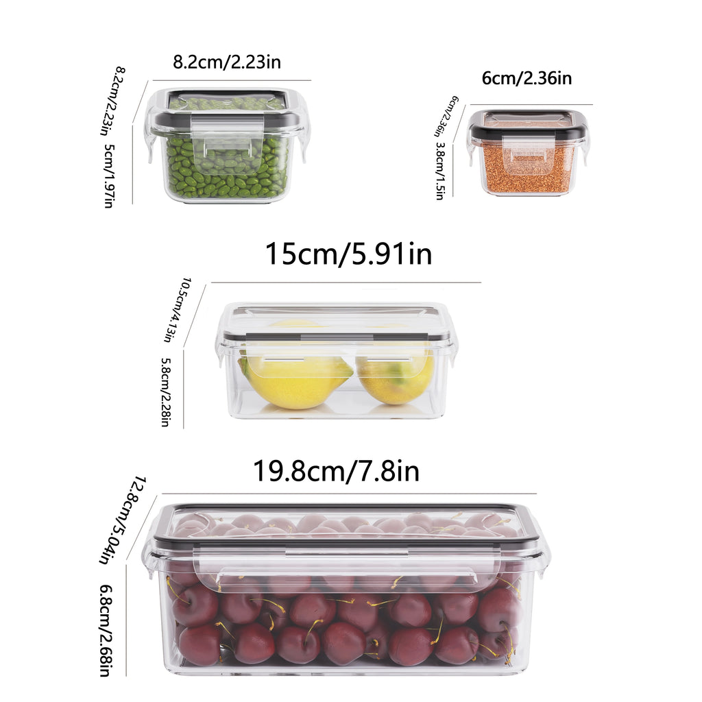 4-Piece Airtight Food Storage Container Set