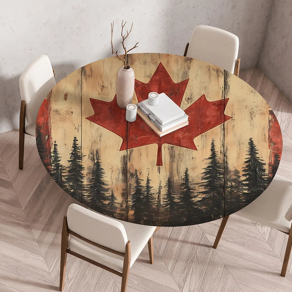 Thanksgiving Round Tablecloth