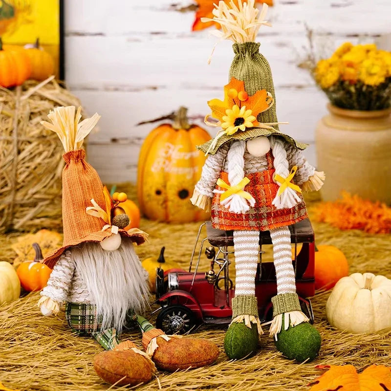 Thanksgiving Scarecrow Gnome