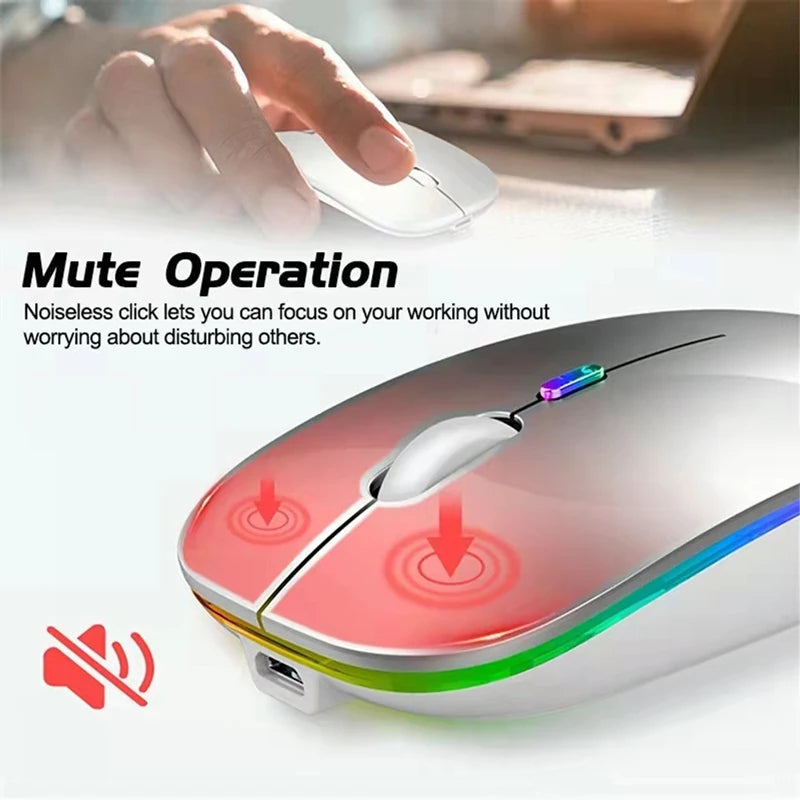 Wireless RGB LED Mouse