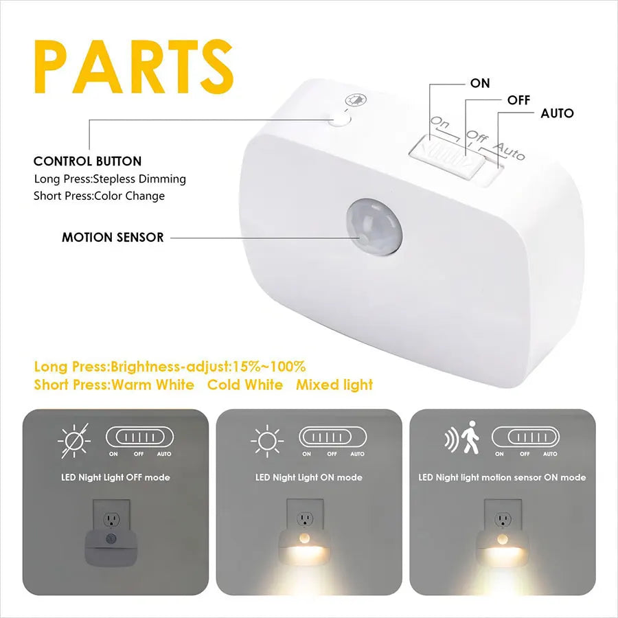 Motion Sensor LED Night Light