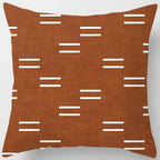 Brown Geometric Cushion Cover