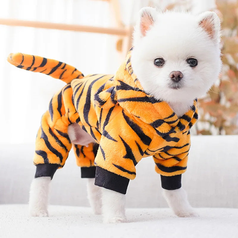 Soft Fleece Dog Jumpsuit