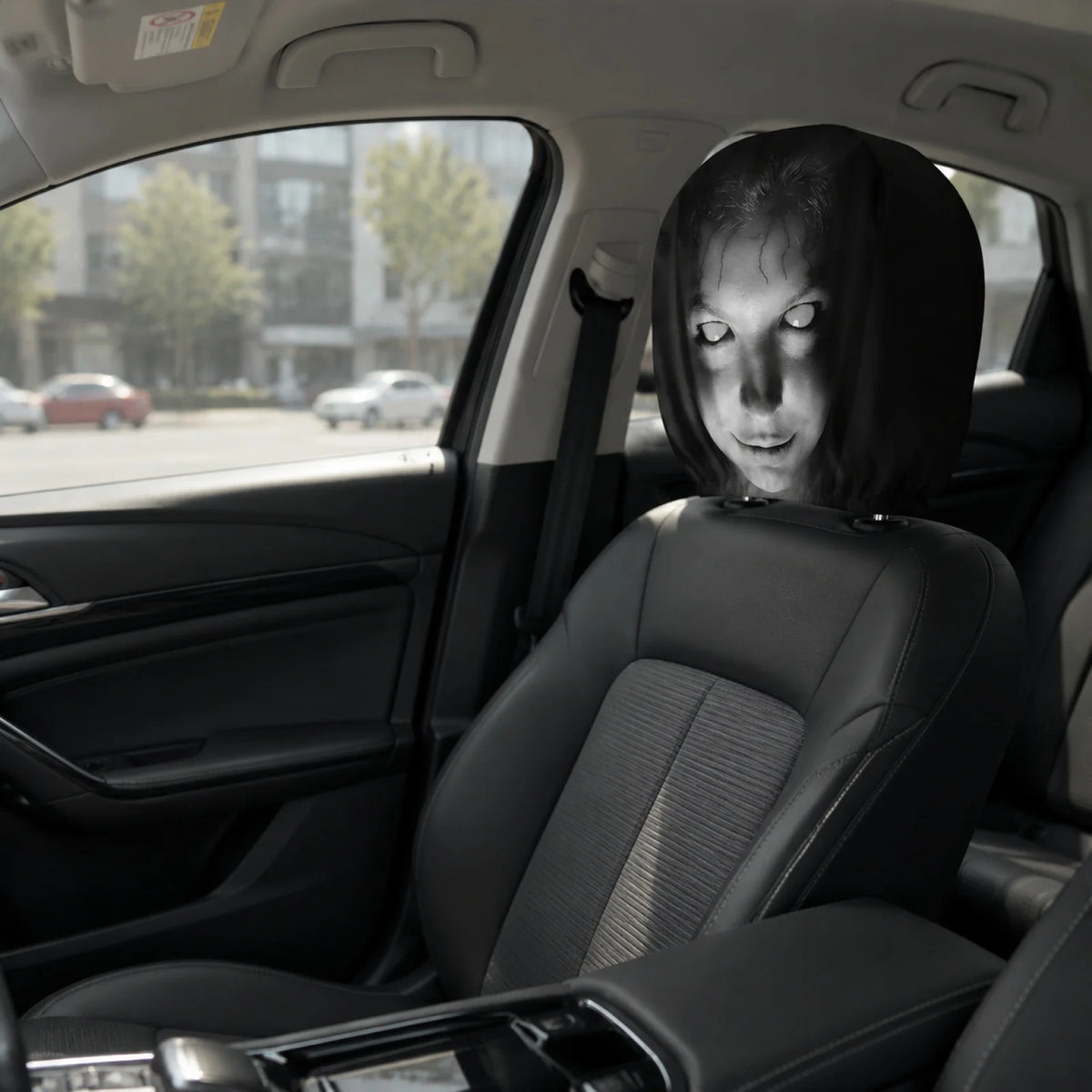 Funny Car Headrest Cover
