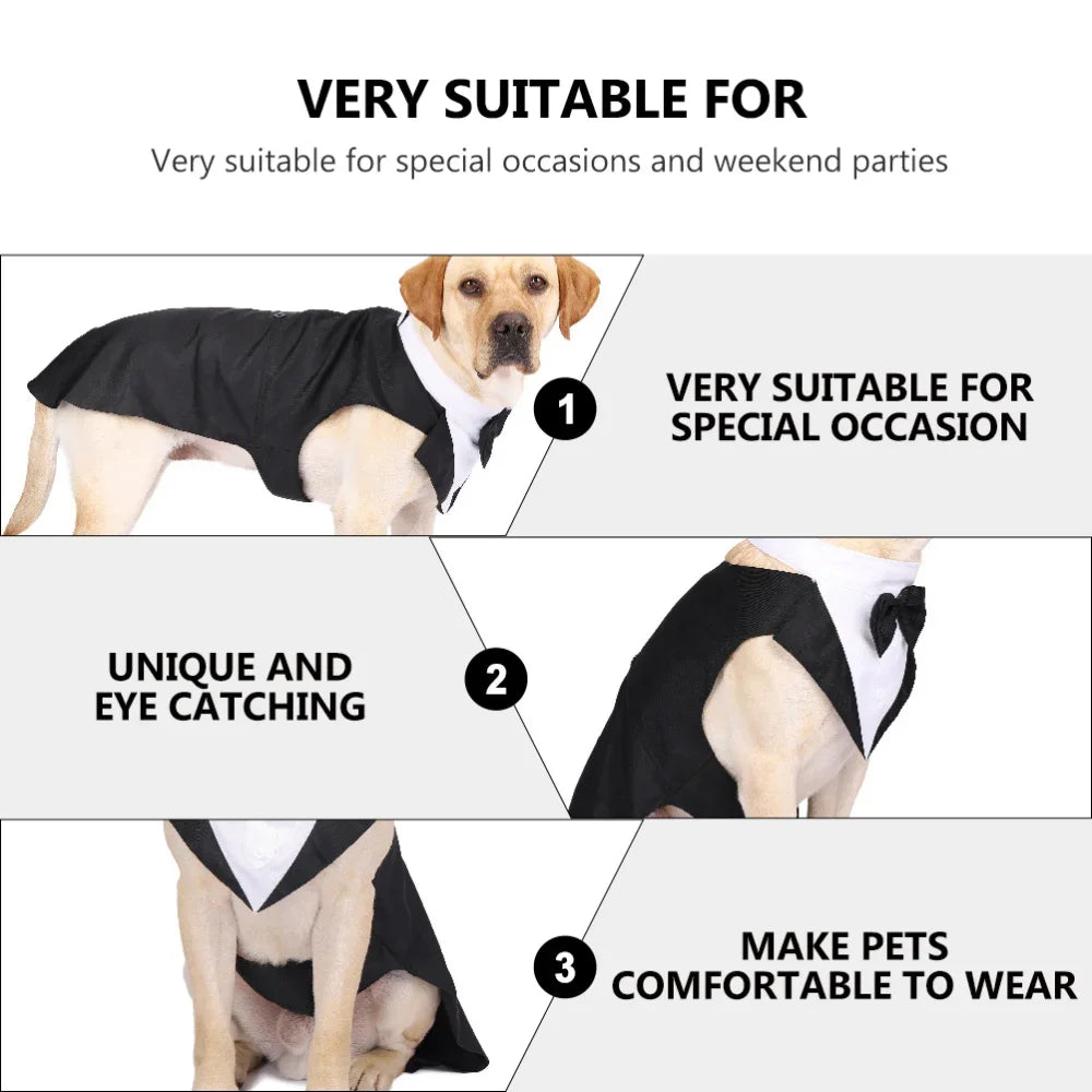 Dog Tuxedo & Bow Tie