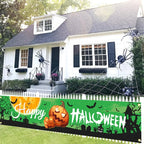 Retro Halloween Party Banner