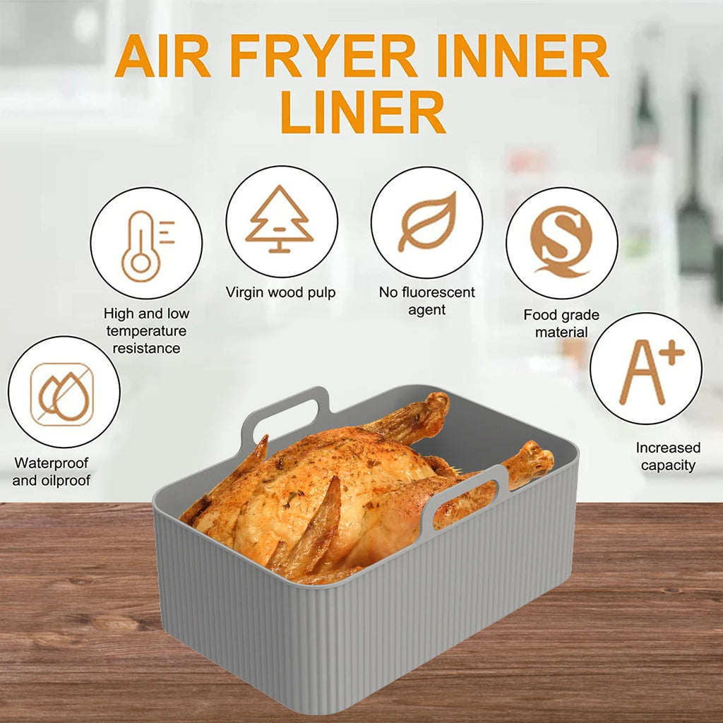 Heat-Resistant Silicone Air Fryer Pot Liner