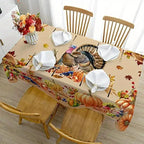 Thanksgiving Turkey Rectangle Tablecloth