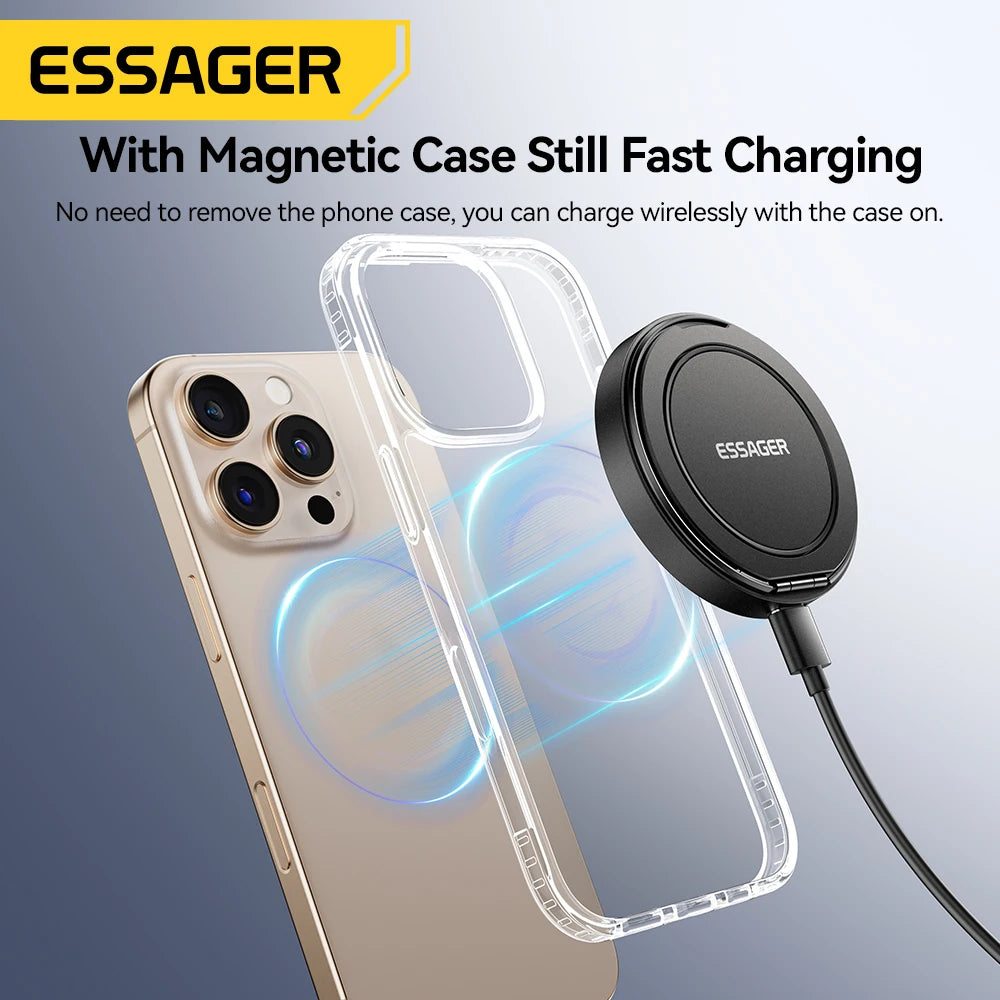Magnetic Wireless Charger with Phone Holder