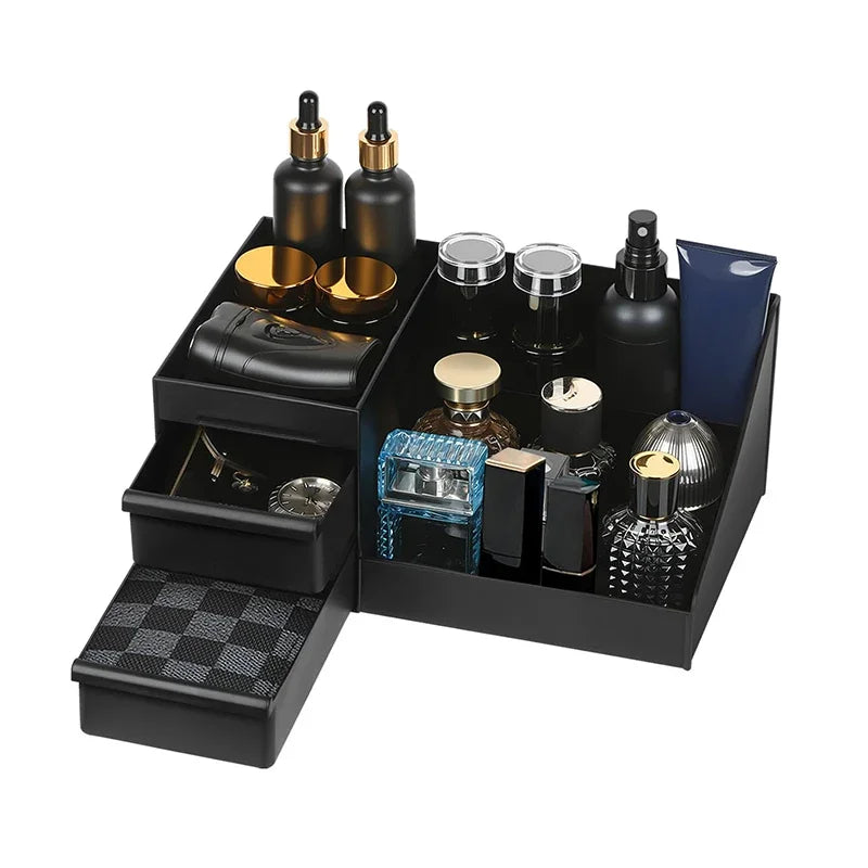 Men's Fragrance Organizer with Drawers