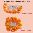 LED Pumpkin String Lights