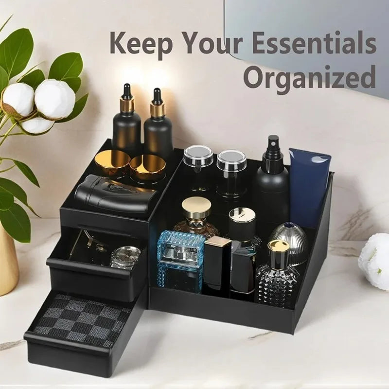 Men's Fragrance Organizer with Drawers