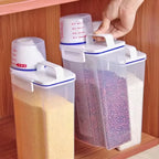 Rice & Grains Storage Canister with Measuring Cup