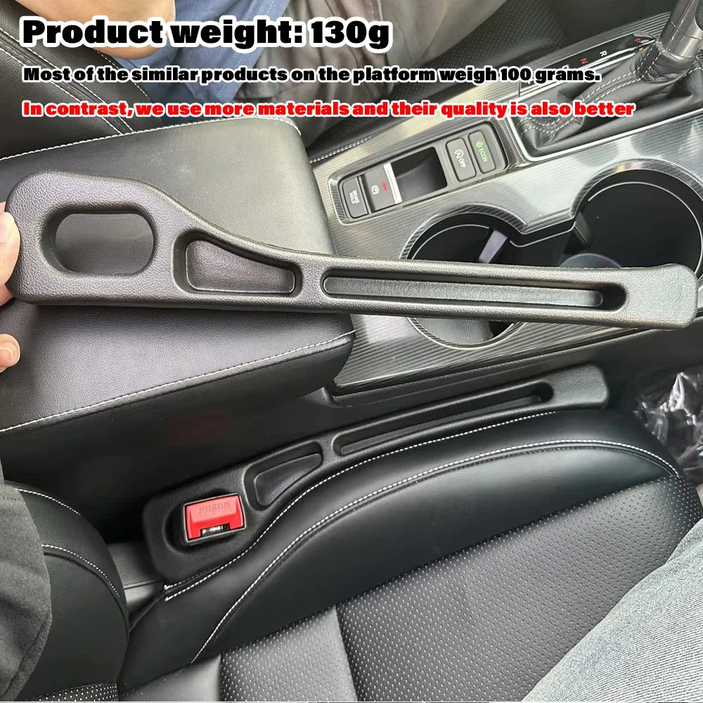Leather Car Seat Gap Filler — 2-Pack