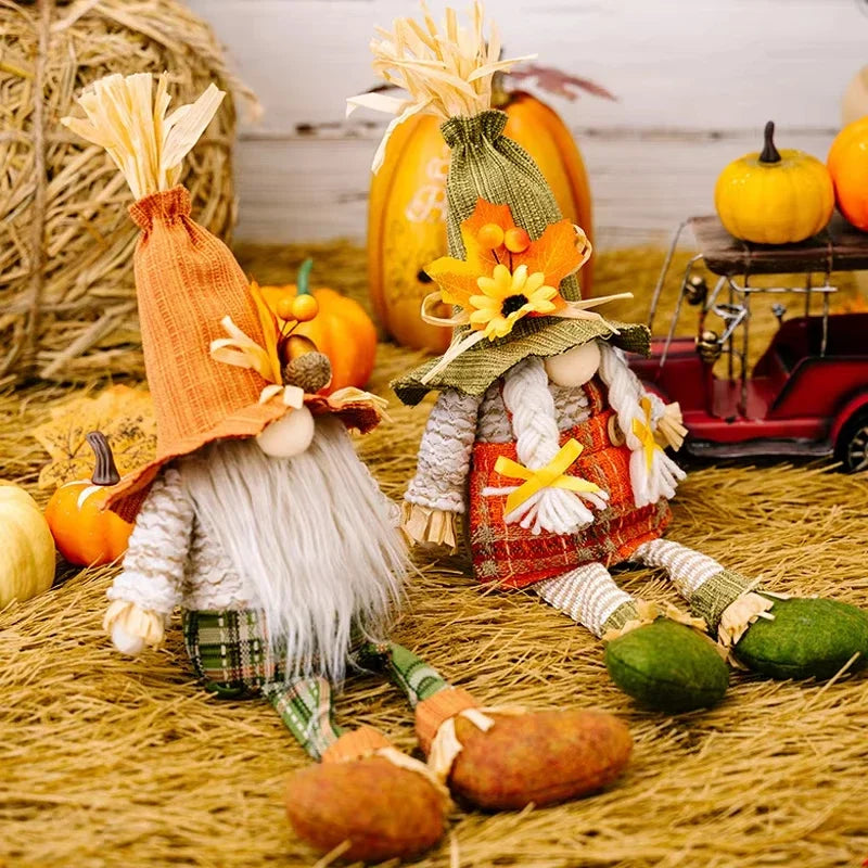 Thanksgiving Scarecrow Gnome