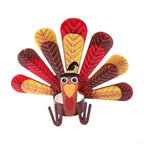 Iron Turkey Table Centerpiece with Base