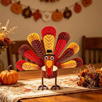 Iron Turkey Table Centerpiece with Base