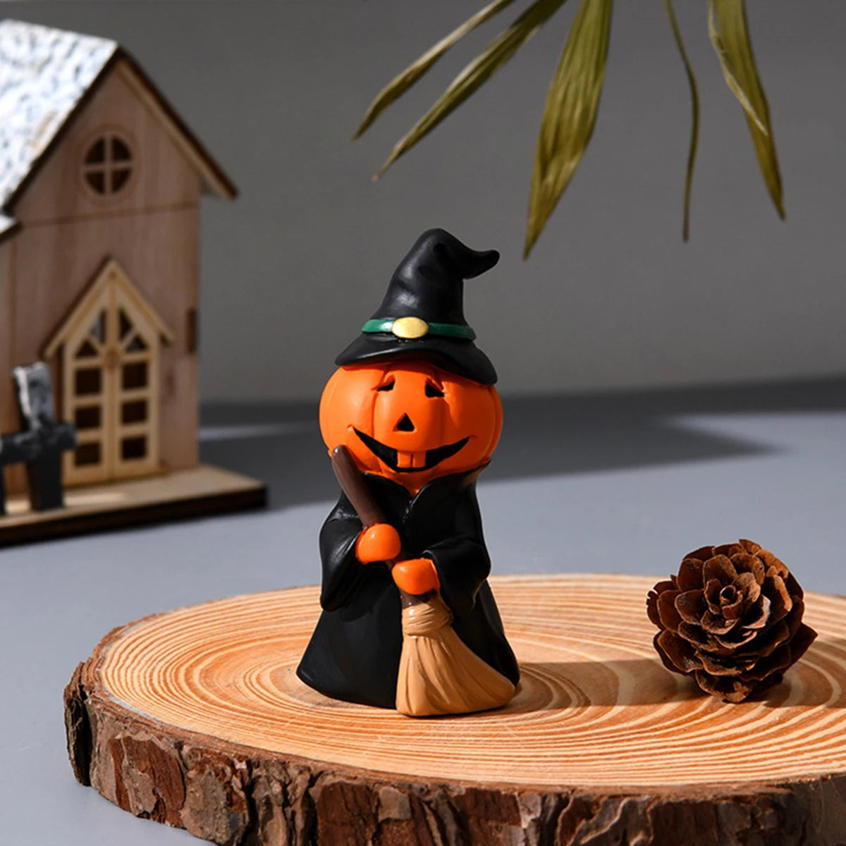 Mini Halloween Resin Figurines Set
