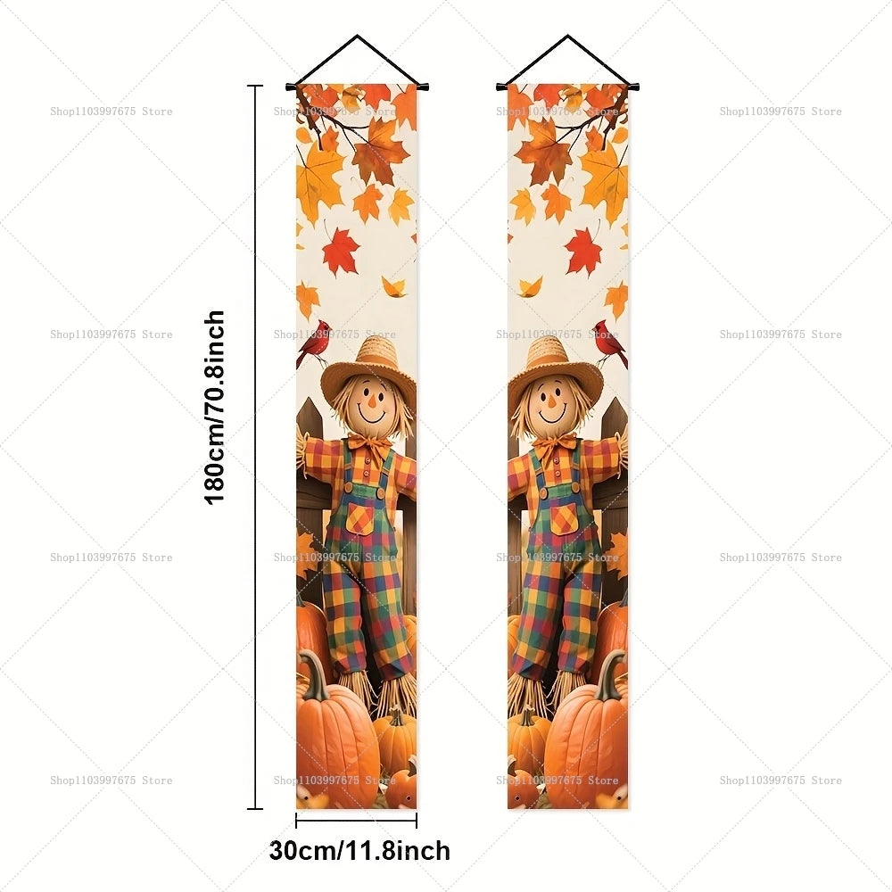 Thanksgiving Squirrel Porch Banner