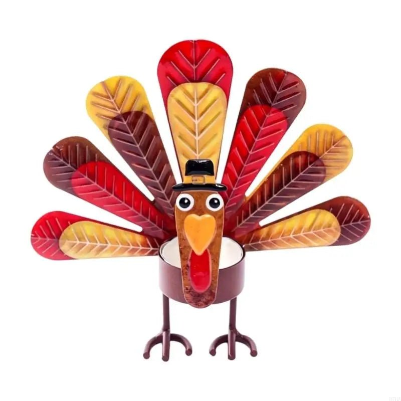 Iron Turkey Table Centerpiece with Base
