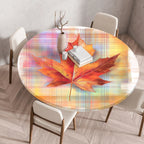 Thanksgiving Round Tablecloth