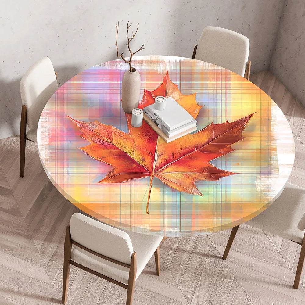 Thanksgiving Round Tablecloth