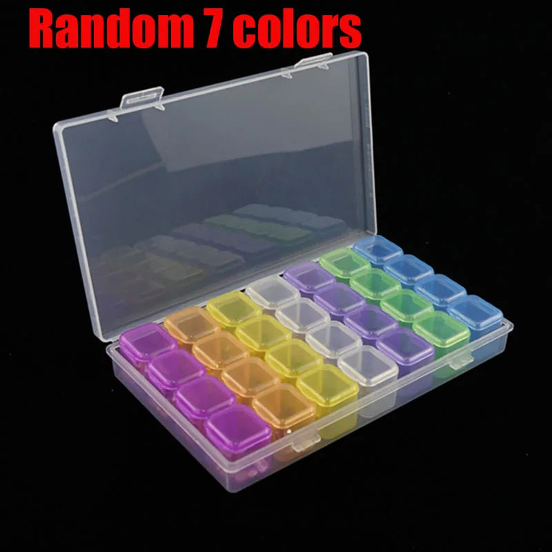 Clear Compartment Storage Organizer Box