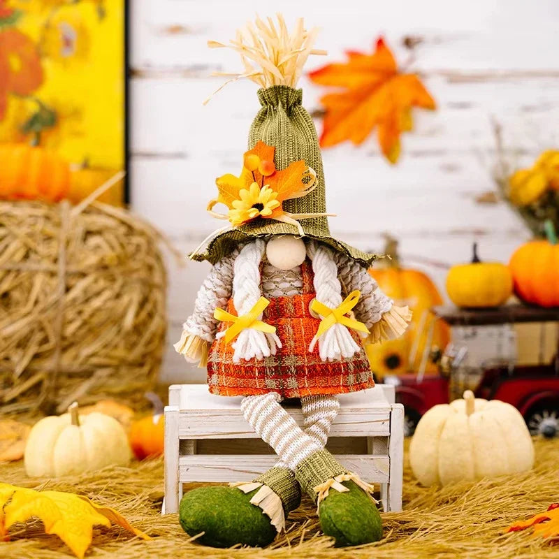 Thanksgiving Scarecrow Gnome