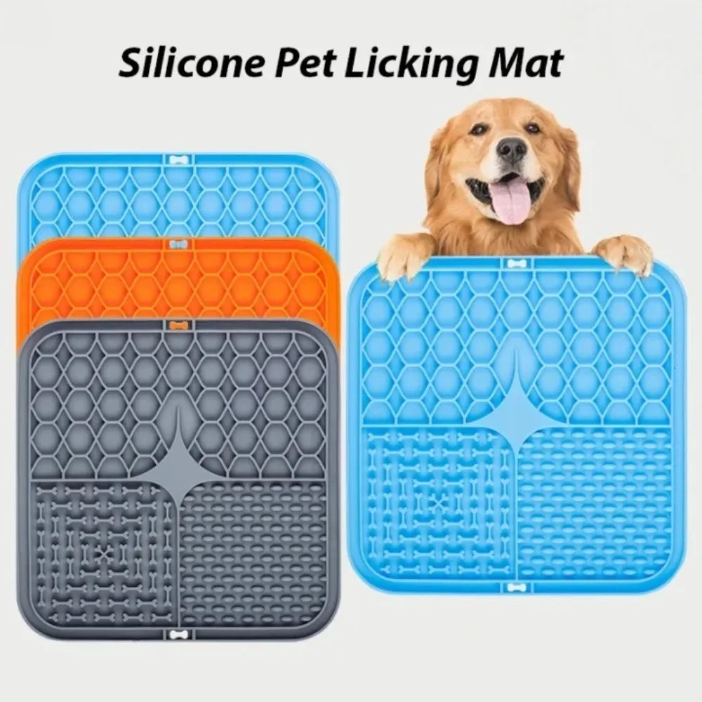 Silicone Pet Lick Mat & Slow Feeder