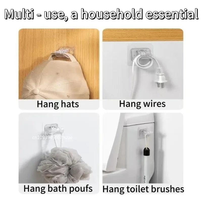 No-Drill Retractable Curtain Rod Hooks