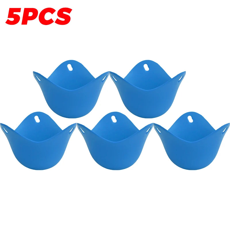 Silicone Egg Poacher Cups (Set of 5)