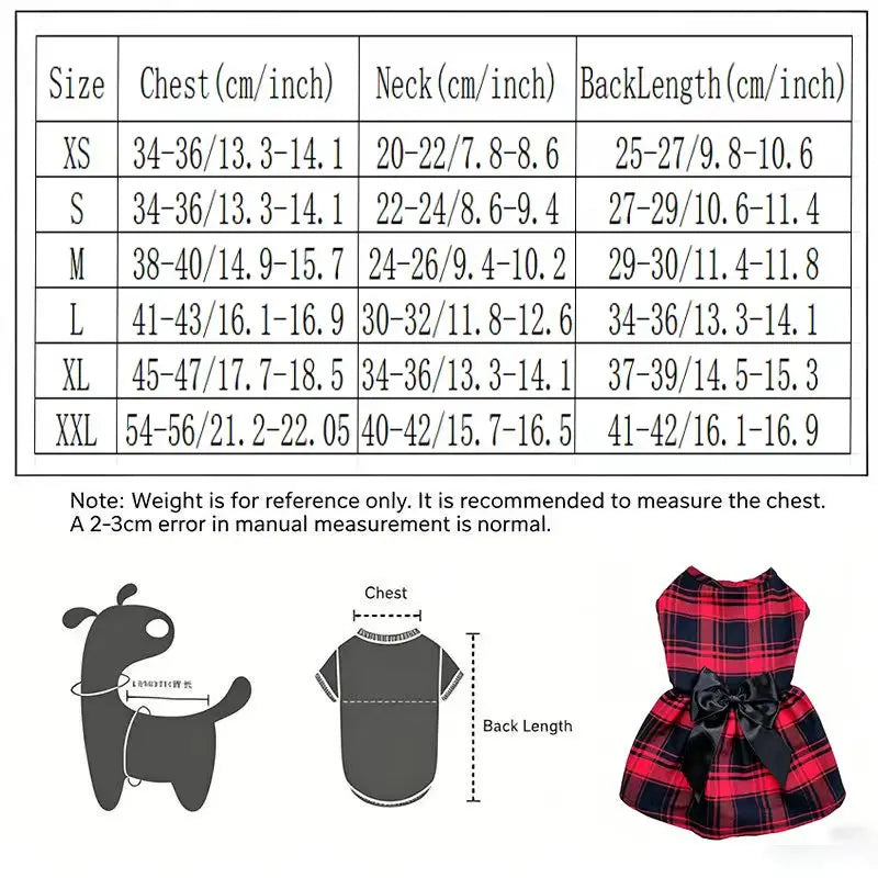 Plaid Dog Shirt & Tie