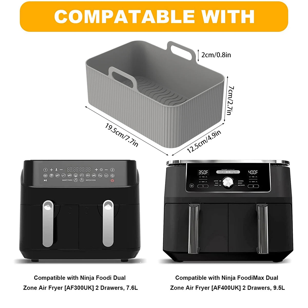 Heat-Resistant Silicone Air Fryer Pot Liner