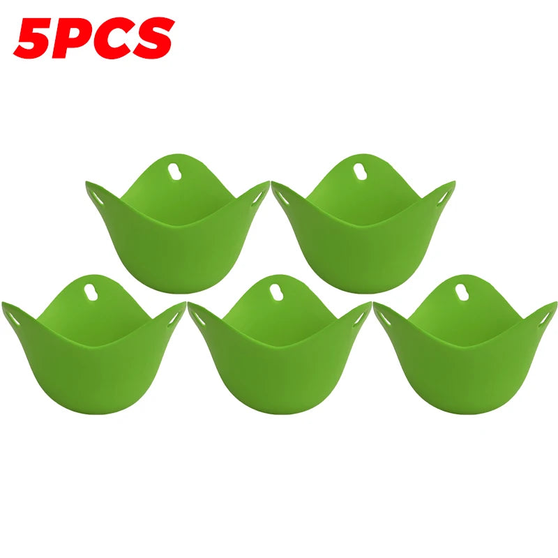 Silicone Egg Poacher Cups (Set of 5)
