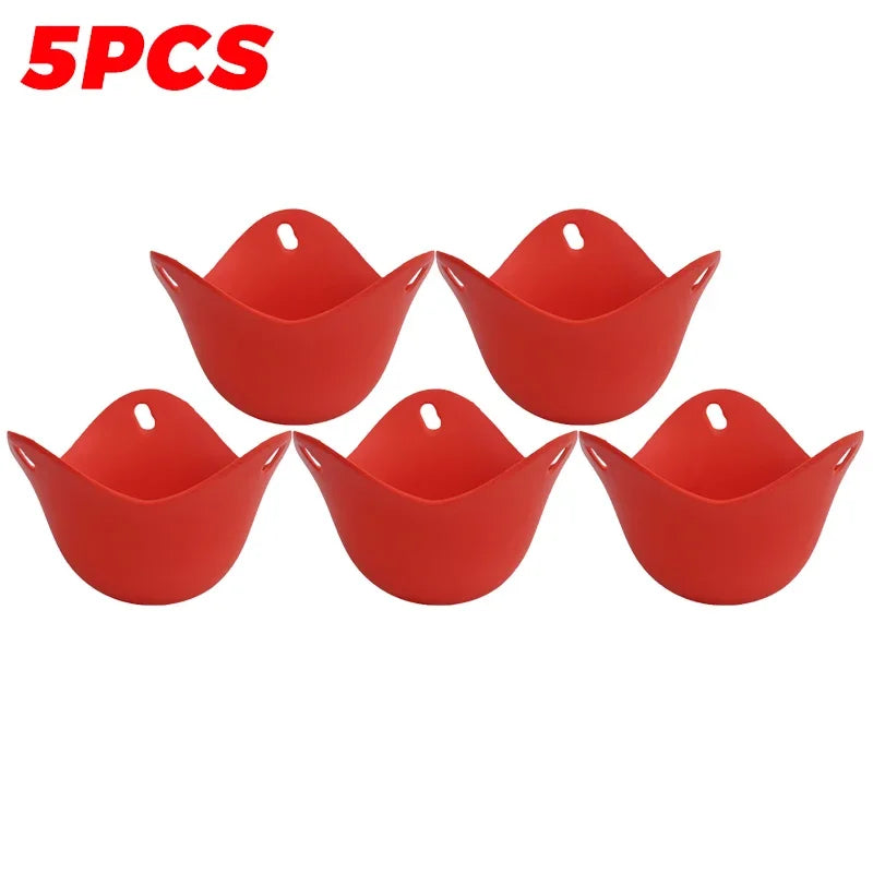 Silicone Egg Poacher Cups (Set of 5)