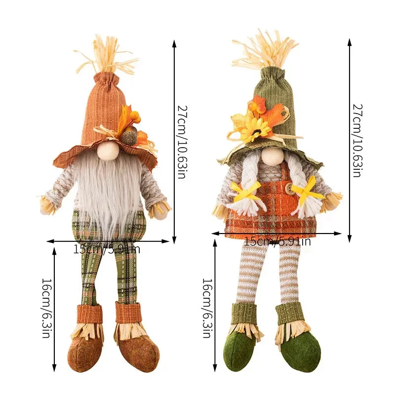 Thanksgiving Scarecrow Gnome