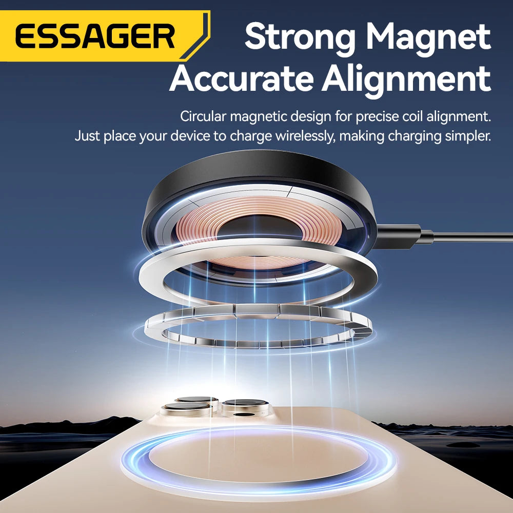 Magnetic Wireless Charger with Phone Holder
