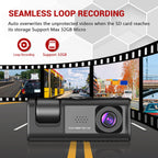 1080p 3-Camera Dash Cam