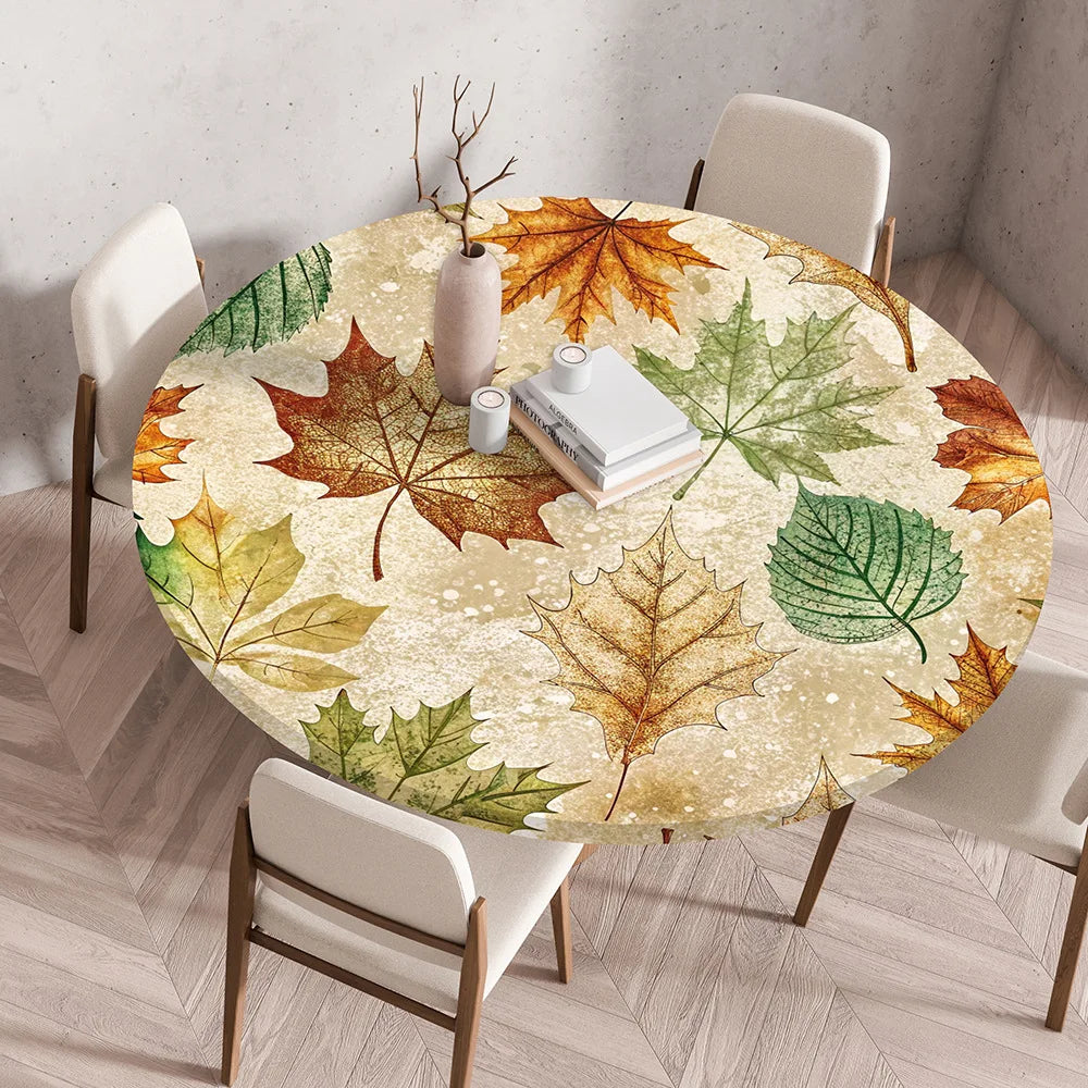 Thanksgiving Round Tablecloth