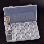 Clear Compartment Storage Organizer Box