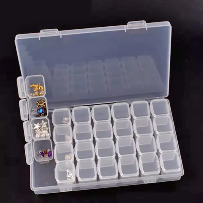 Clear Compartment Storage Organizer Box